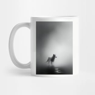 Dog in the fog Mug